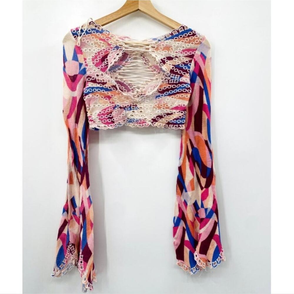 Free People Eyes On You Crop Top - Picture 6 of 7